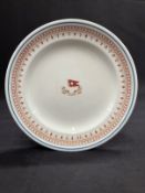 WHITE STAR LINE: Losol ware dinner plate. 9½ins.