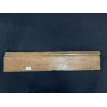 R.M.S. OLYMPIC: Oak skirting board section from cabin C62. 27ins. x 5ins.