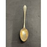 WHITE STAR LINE: Elkington plate serving spoon. 13ins.
