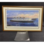 R.M.S. TITANIC: Titanic survivor Eva Hart's personal copy No. 3/850 of Simon Fisher's limited