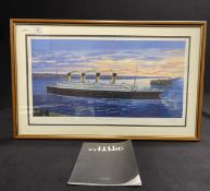 R.M.S. TITANIC: Titanic survivor Eva Hart's personal copy No. 3/850 of Simon Fisher's limited