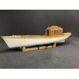 R.M.S. OLYMPIC: Radio-controlled model boat. Lovingly crafted from original panelling from R.M.S.