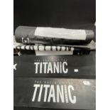 R.M.S. TITANIC: A rare collection of display signs used at National Maritime Museum, Greenwich in