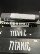 R.M.S. TITANIC: A rare collection of display signs used at National Maritime Museum, Greenwich in