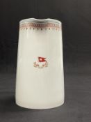 WHITE STAR LINE: Rare Losol ware oversize ceramic jug. 9½ins.