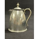 WHITE STAR LINE: Elkington plate hot water jug with lid. 5½ins.