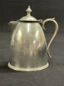 WHITE STAR LINE: Elkington plate hot water jug with lid. 5½ins.