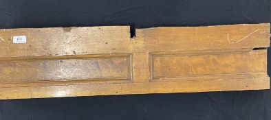 R.M.S. OLYMPIC: Birch First-Class Stateroom wood section, partial markings on reverse. 35ins. x