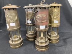 Miners Safety Lamps: Late 20th/early 21st cent. Working examples all Evan Thomas & Williams