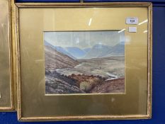 Sam Pope Jr. 1895 watercolour, coastal scene signed lower right, framed and glazed. 9½ins. x 12½ins.