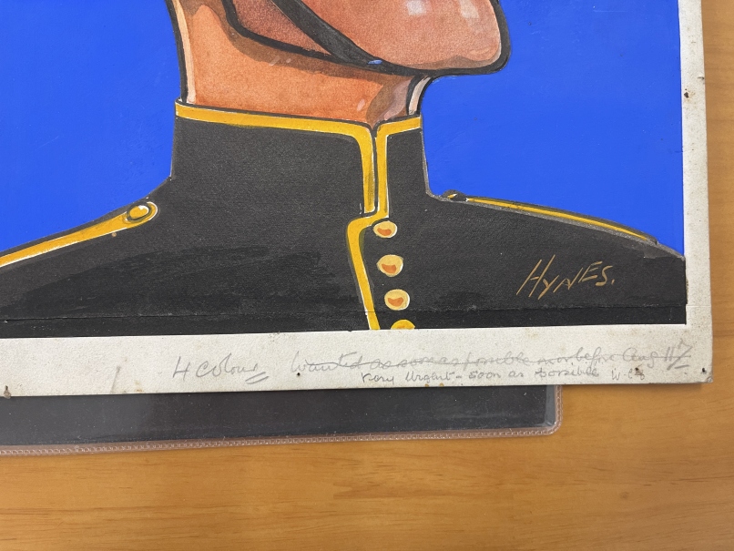 Original WWII Artwork: Mid 20th cent. Edward Sylvester Hynes (1897-1982) b. Burren, County Clare, - Image 2 of 2