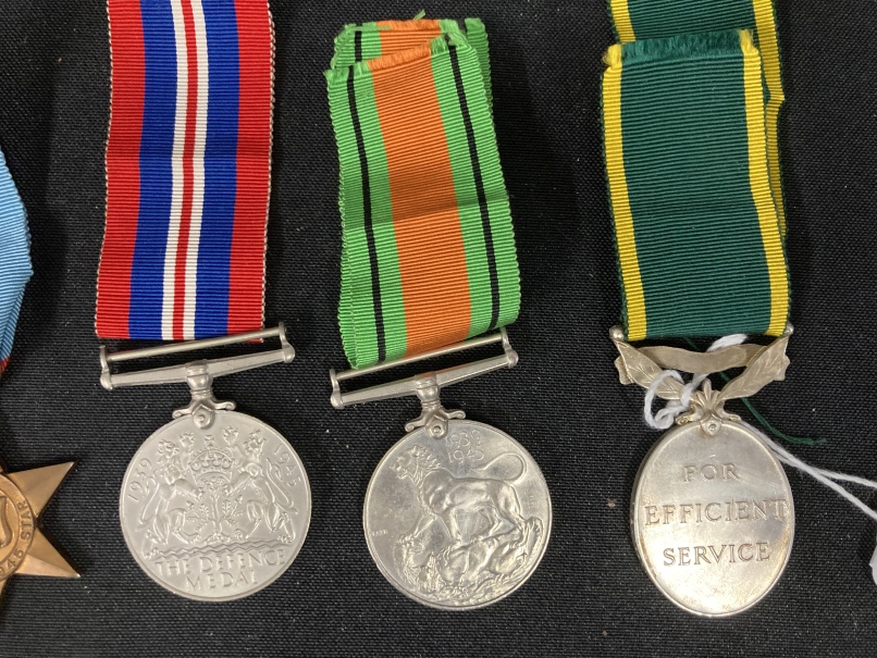 Militaria/Medals: WWII medal group, Trooper K.T. Bull, Wiltshire Yeomanry, 557404 39/45 medal. 39/45 - Image 3 of 3