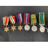 Militaria/Medals: WWII medal group, Trooper K.T. Bull, Wiltshire Yeomanry, 557404 39/45 medal. 39/45
