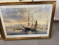 20th cent. Print, Robert Taylor signed maritime presentation copies - Flying Cloud and Spitfire