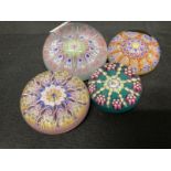 The Mavis and John Wareham Collection: Paperweights: Perthshire with label, six concentric rings,