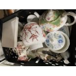 20th cent. Ceramics: Masons Mandalay jug, teapot, Paragon Past tea ware, Coalport ginger jar,