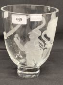 •The Mavis and John Wareham Collection: 20th cent. Art Glass: Vase, Ronald Pennell, British born