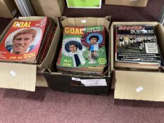 Football Magazines: Approximately 300 copies of Goal and Football Monthly dating from the mid