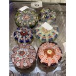 The Mavis and John Wareham Collection: Paperweights: Strathearn four concentric rings and centre