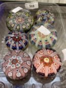 The Mavis and John Wareham Collection: Paperweights: Strathearn four concentric rings and centre