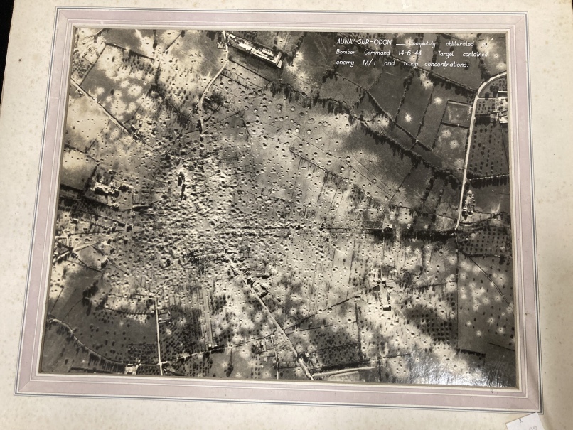 Militaria/WWII: Two photographs depicting bombing raid damage. The first annotated fourth - Image 3 of 4