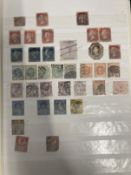 Stamps: GB definitives 1847 - 1980s used and unused including SG59 (edges trimmed), SG14, SG178 with