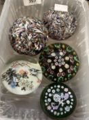 The Mavis and John Wareham Collection: Paperweights: Perthshire double harlequin, top layer of
