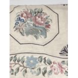 Carpets & Rugs: 20th cent. Aubusson style needlepoint rugs. 102ins. x 65ins. and 75ins. x 51ins. (