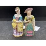 Candle Extinguisher: Minton Lady Teazle multicoloured beautiful pattern dress primrose yellow,