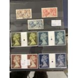 Stamps: GB 1918 printed by Bradbury, Wilkinson & Co. Ltd. SG414 2s6d, SG416 5s, and SG417 10s,