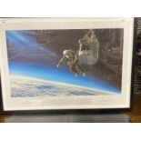 Space Exploration: Excelsior III The Long Lonely Leap limited edition print signed by Col. Joe