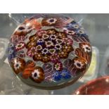 The Mavis and John Wareham Collection: Paperweights: Paul Ysart four concentric rings and millefiori