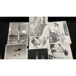 Space Exploration: Collection of black and white photographs showing Alan Shepard and Freedom 7