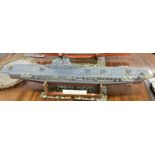 Models: Superb remote control model of H.M.S. Illustrious exhibited at several shows with bespoke