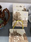 The Mavis and John Wareham Collection: Late 19th cent. Minton sepia tiles depicting landscape