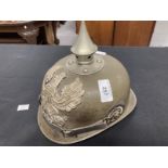 World War One: WWI Imperial German Picklehaube. 8½ins.