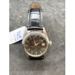 Watches: Vintage 1958 Rolex Tudor Prince Oyster Date automatic gentleman's watch with black