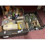 Toys: Diecast eight near mint in box, Corgi, Vanguard, etc. Buses and a large quantity of playworn