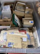 Stamps: GB and World stamps mostly sorted into individual countries, thousands of stamps. (1