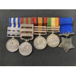 Medals: 19th cent. Medal group to Captain Francis de S. Shortt Royal Scots Fusiliers Egypt 1882