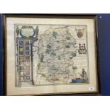 Maps: Wiltshire. Blaeu (Johannes), Wiltonia sive comitatus Wiltoniensis, Anglis Wilshire, Amsterdam,