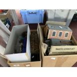 The John Bosley Collection. Toys: Model Railways HO/OO gauge, diorama, fixtures including station