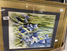 20th cent. Art: Collection of fifteen watercolours and prints including original works by Sally