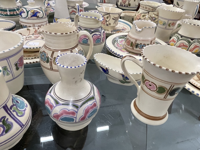 20th cent. Honiton studio ceramics. Approx 55 pieces. - Image 2 of 2