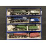 The John Bosley Collection. Model Railways: OO/HO Hornby four locomotives with tenders, 'Duchess