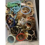 Costume Jewellery: Bangles, earrings, compact, necklets, and other items.