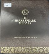 Coins/Medallions: First Edition Sterling Silver Proof part set of 'The Shakespeare Medals' by John