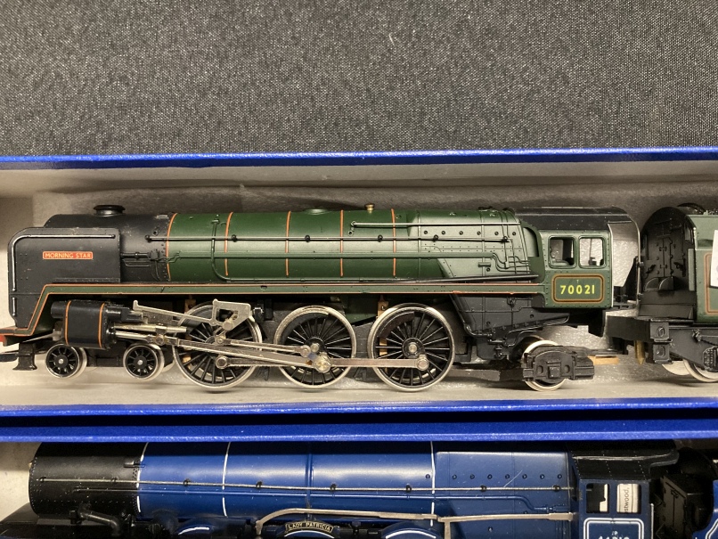 The John Bosley Collection. Model Railways: OO/HO Hornby four locomotives with tenders, 'Duchess - Image 2 of 4
