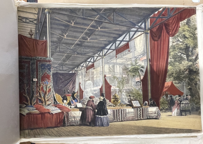 Joseph Nash (1809-1878): Hand coloured Lithographs of The Great Exhibition. 19ins. x 13ins. (17) - Image 8 of 9