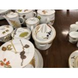 20th cent. Ceramics: Royal Worcester 'Wild Harvest' tureen and server set comprising tureens of